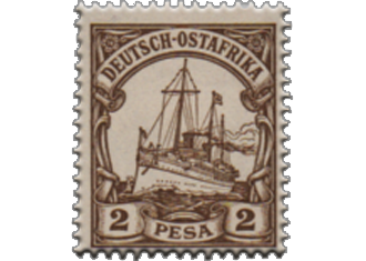 Colónias Alemãs – África Oriental Alemã – 1901
