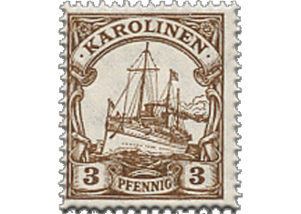 Colónias Alemãs – Ilhas Carolinas – 1915/23