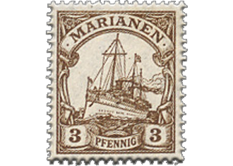 Colónias Alemãs – Ilhas Marianas – 1916/9