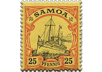 Colónias Alemãs – Ilhas Samoa – 1900/1