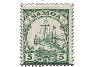 Colónias Alemãs – Ilhas Samoa – 1915/9