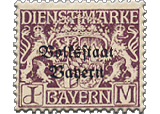 República de Weimar – Baviera – Selos Oficiais – 1919