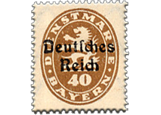 República de Weimar – Baviera – Selos Oficiais – 1920