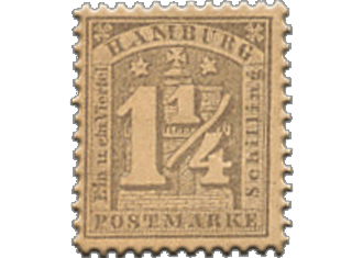 Estados Antigos – Hamburgo – 1864