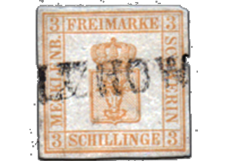 Estados Antigos – Grão-Ducado de Mecklemburgo-Schwerin – 1856