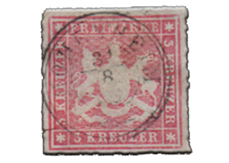 Estados Antigos – Württemberg – 1866
