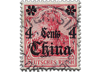 Postos de Correio Alemães no Estrangeiro – China – 1906/19