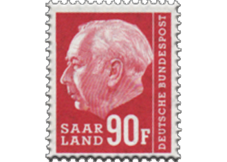 República Federal Alemã – Saarland – 1957