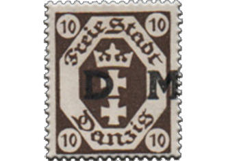 Tratado de Versalhes – Danzig – Selos Oficiais – 1921