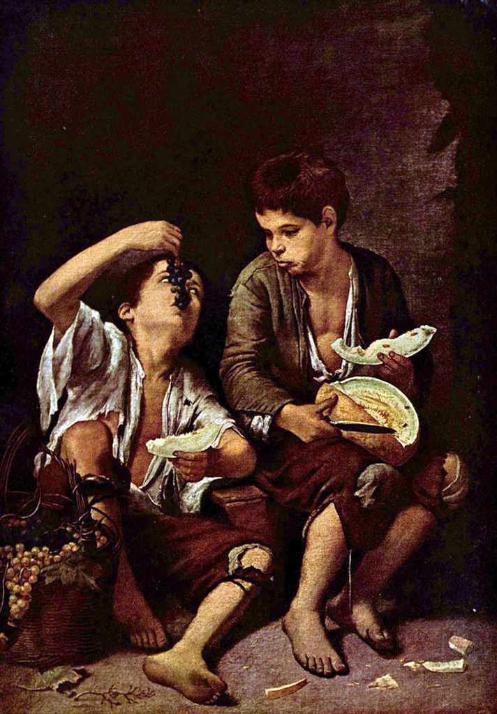 ‘Criança a comer melão’ (Bartolomé Esteban Murillo)