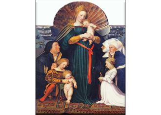 “A Virgem do Burgomestre Meyer” (de Hans Holbein, o Jovem)
