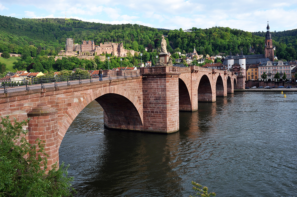 Heidelberg, Brücke und Schloss