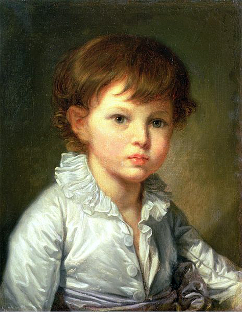 ‘O Conde Stroganov’, em criança, (Jean-Baptiste Greuze)