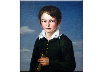 “Barão Emil von Maucler, em criança” (de Johann Friedrich Dietrich)