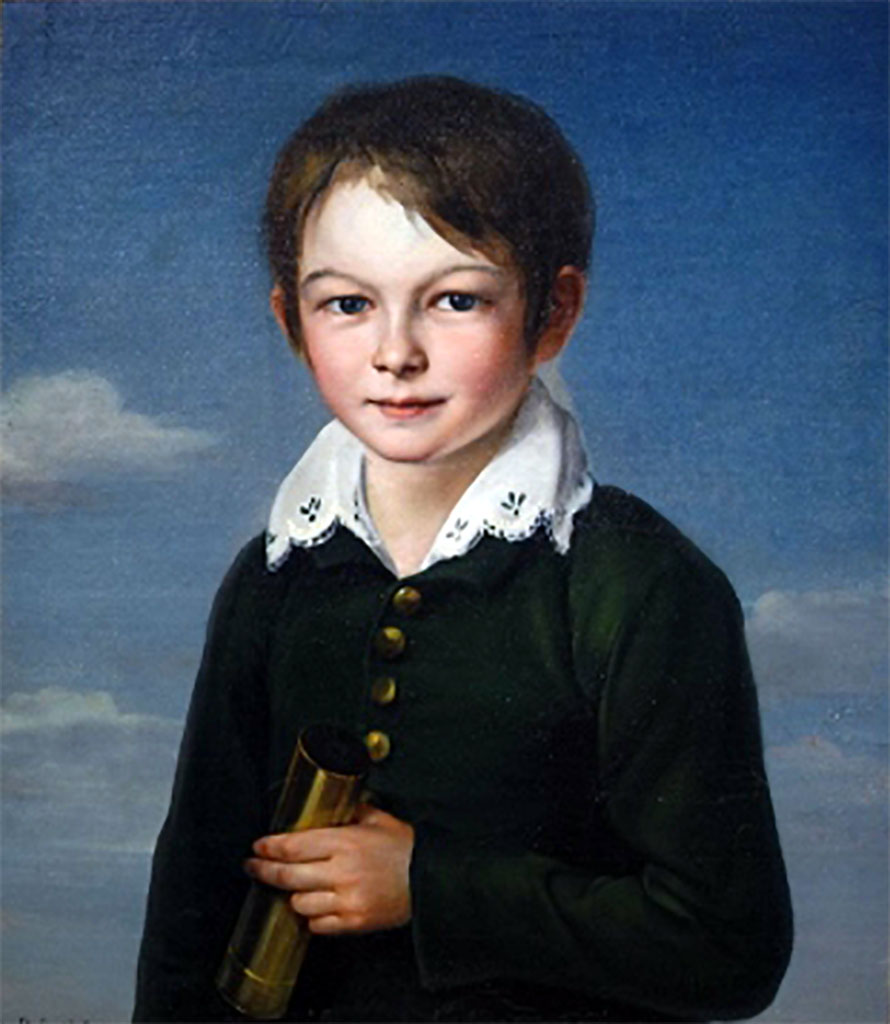 ‘Barão Emil von Maucler’, em criança, (Johann Friedrich Dietrich)