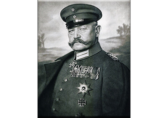 Paul von Hindenburg (1847-1934), Militar e Político