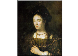 “Retrato de Saskia” (de Rembrandt Rijn)