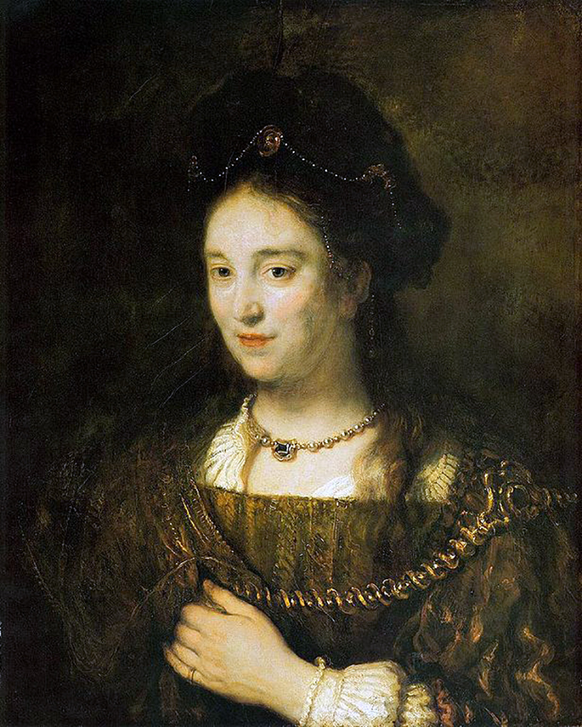 ‘Retrato de Saskia’ (Rembrandt Harmenszoon van Rijn)